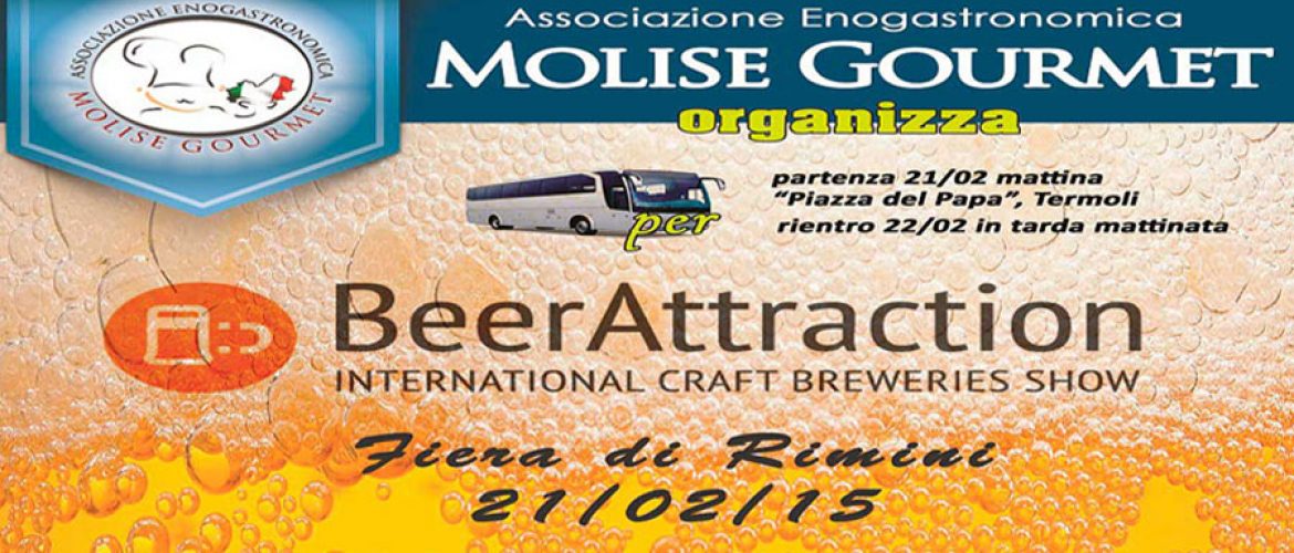 Molise Gourmet va al “Beer Attraction” di Rimini Fiera