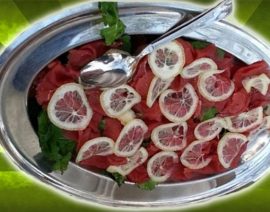 Carpaccio di vitello