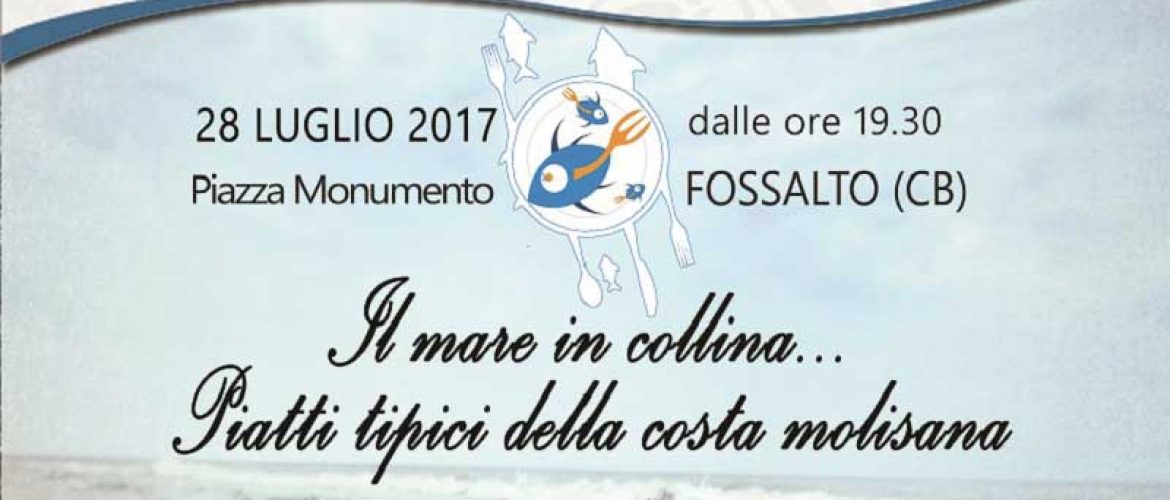 Il mare in collina, piatti tipici della costa molisana