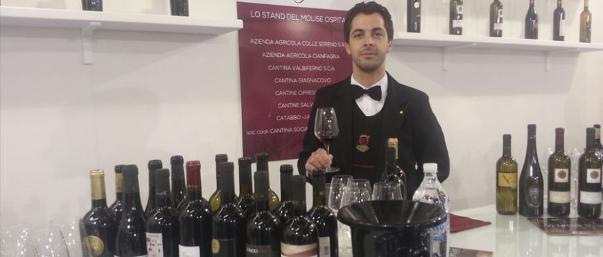 Il nostro segretario allo stand molisano di Vinitaly 2014