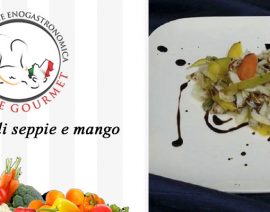 Insalatina di seppie e mango con riduzione di balsamico