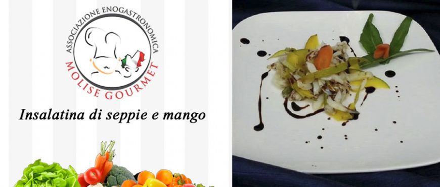 Insalatina di seppie e mango con riduzione di balsamico