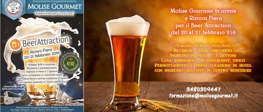 Molise Gourmet vi porta a Rimini per il “Beer Attraction”